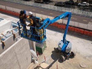 Genie Z-45 XC Articulated Boom Lift for rent in Western Sydney